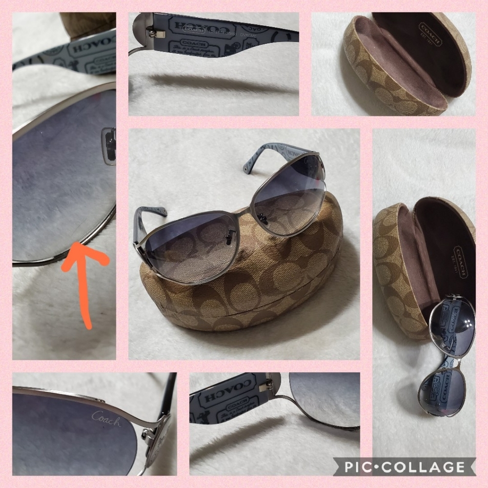 COACH glasses and Case